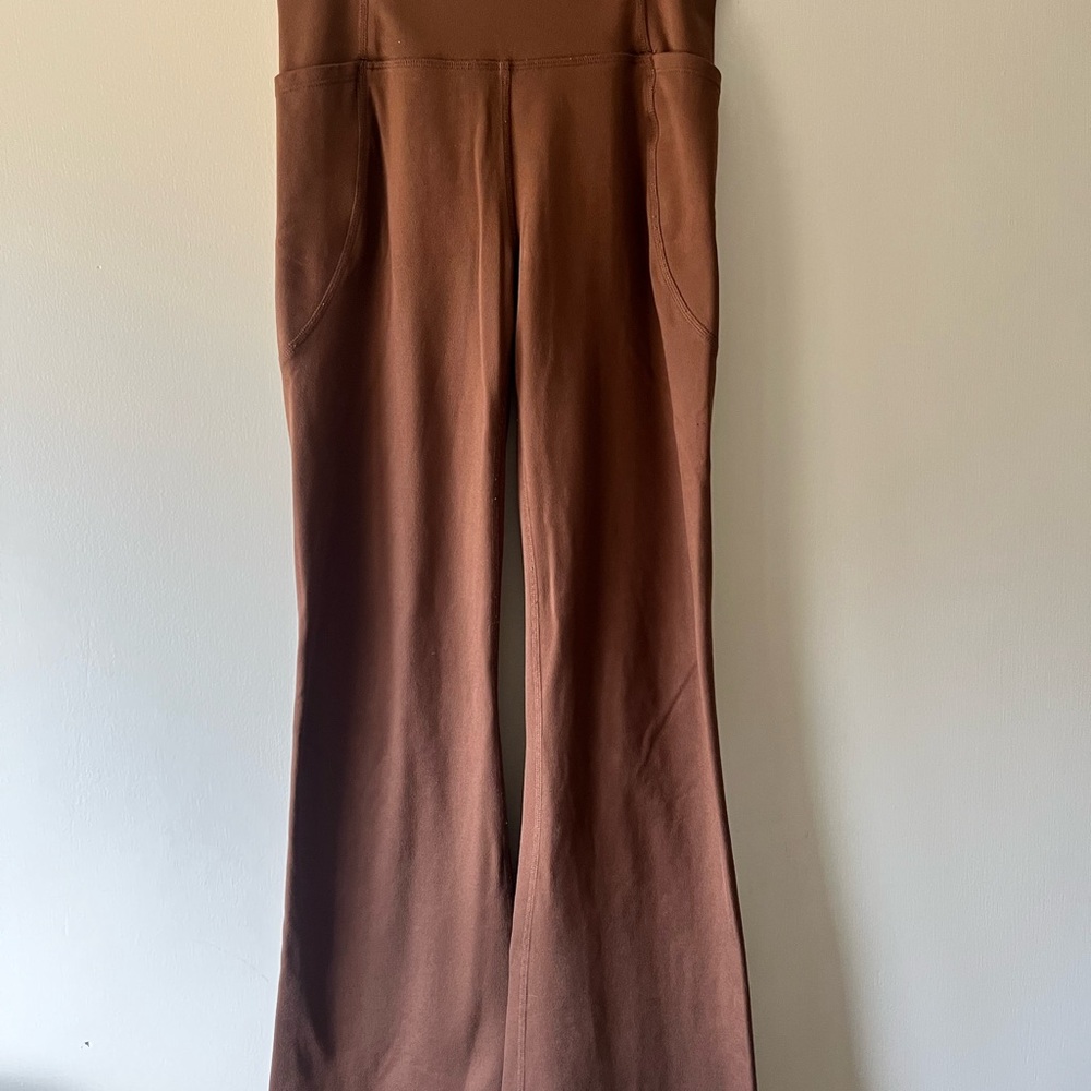 Freely Chocolate Brown Yoga Pants